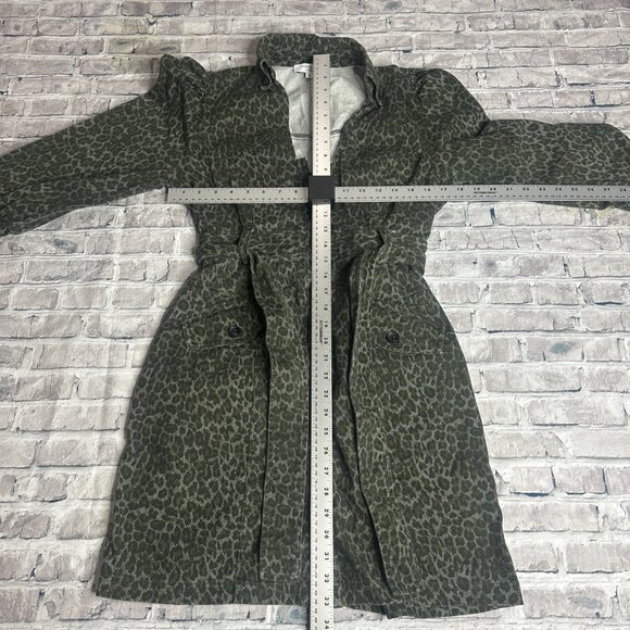 EUC Marissa Webb Mera Animal Print Cotton Canvas Jacket Womens Size 6 - Picture 14 of 15